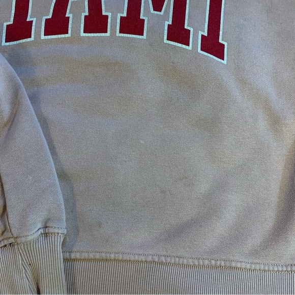 Vintage Miami Sweatshirt Light Pink Women’s Size Large - Picture 6 of 7